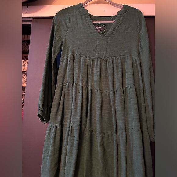 Anthropologie Maeve Amber Tiered Tunic Dress - Picture 3 of 8